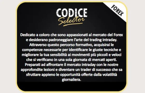 Codice Selector MASTER – Max Mereghetti